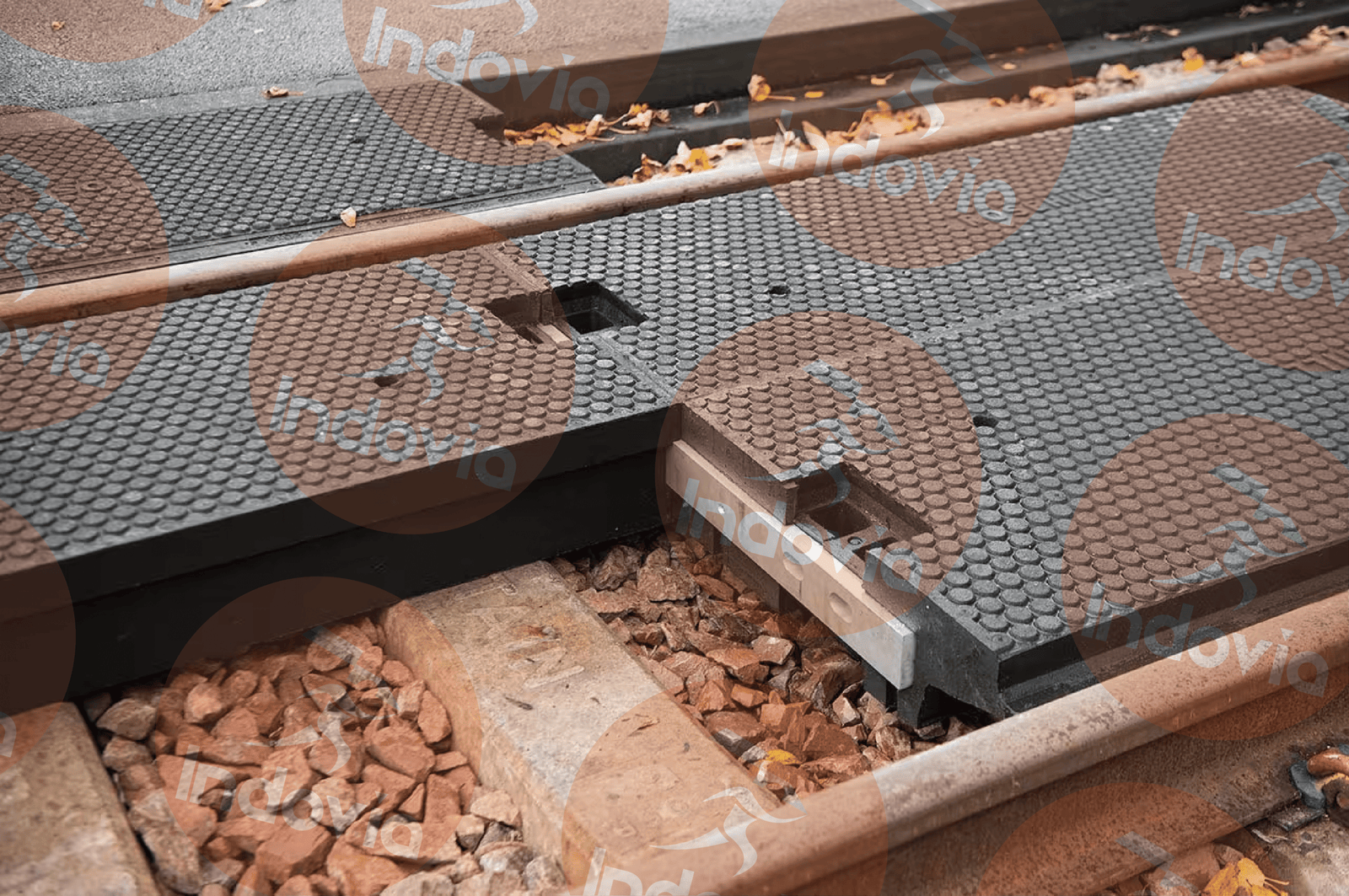 Completed interlocking installation